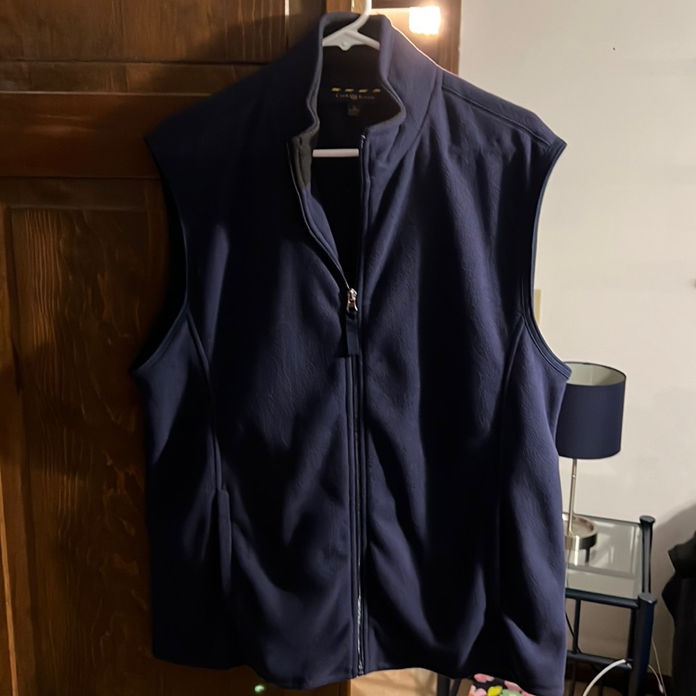 Men’s Club Room Fleece Vest Full Zip